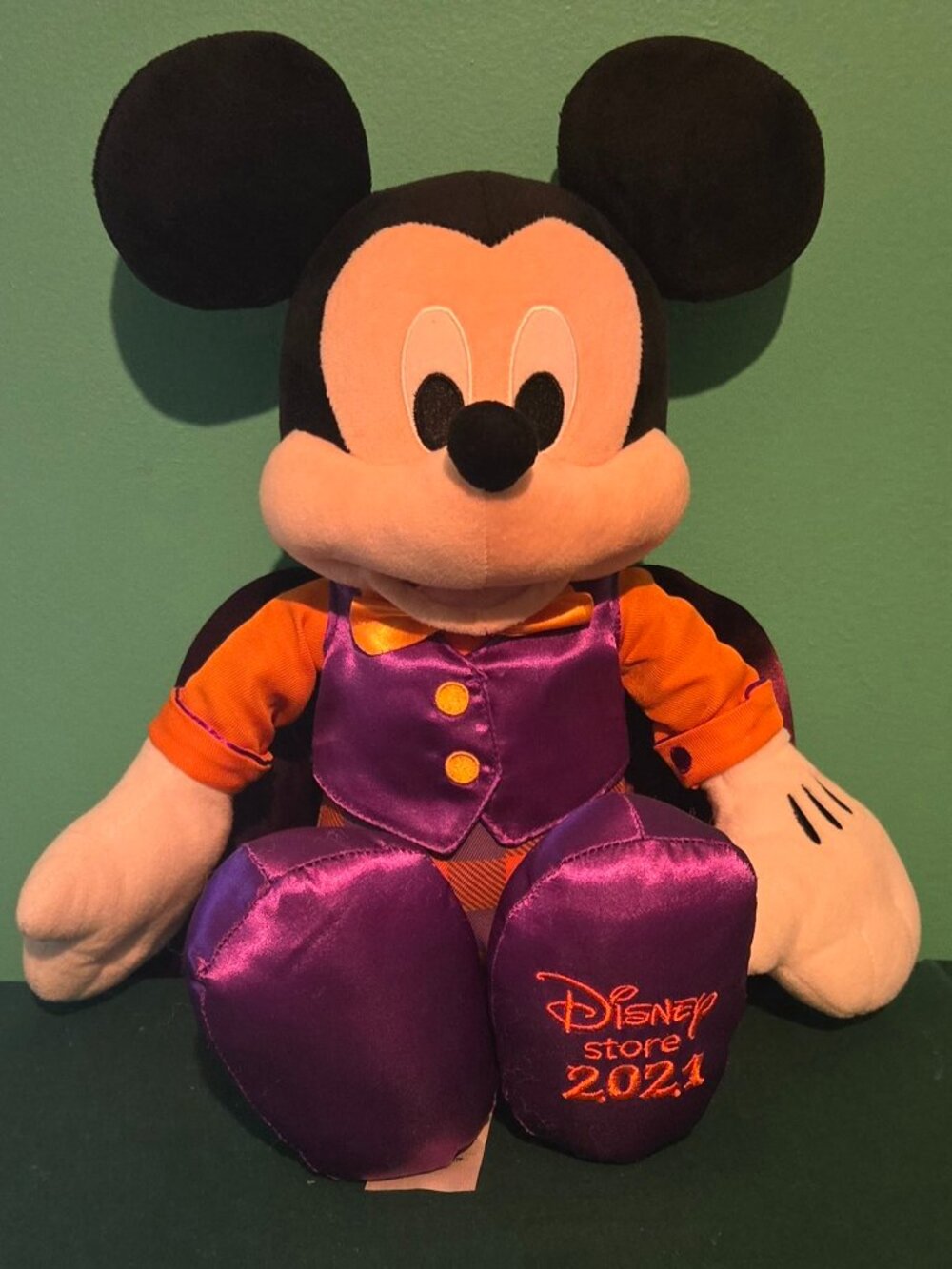 Disney Store 15 Inch Mickey Mouse Halloween Plush 2021